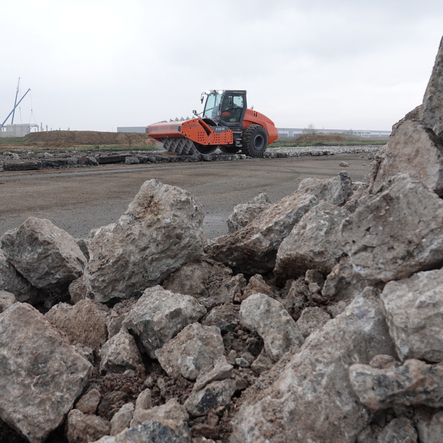 Recyclage Anciennes Pistes Aériennes pour revalorisation sur site