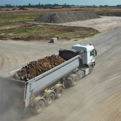 Enlèvement de déchets inertes directement sur chantiers en Ile-de-france et Nord